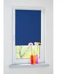 Seitenzugrollo, Liedeco, blickdicht, ohne Bohren, Klemmfix blau 90 cm x 150 cm
