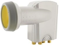 Schwaiger SPS6818H511 Universal-Quattro-LNB (40mm Sun Protect Hellgrau)