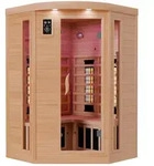 Dewello Infrarotkabine LAKEFIELD 3 120 W&auml;rmekabine, bis zu 2 Personen, 5