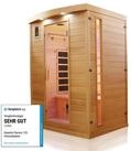 Dewello Infrarotkabine PIERSON 135 W&auml;rmekabine, bis zu 2 Personen, 5