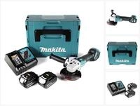 Makita Winkelschleifer DGA 511 RGJ Akku Winkelschleifer 18V 125mm Brushless + 2x Akku