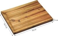 KESPER&reg; Schneidebrett Schneid- und Servierbrett Akazienholz, Ma&szlig;e: 48 x 36,5...