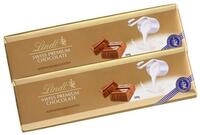 LINDT Schokolade, Lindt Swiss Premium Chocolate Alpenvollmilch Extra Tafel 300g 2er
