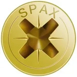SPAX Schraube Schraube, Senkkopf, YELLOX, Kreuzschlitz Z2, Vollgewinde, (200 St)