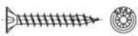SPAX Schraube Spax Universalschraube 5 x 40 mm Senkkopf Kreuzschlitz Z...