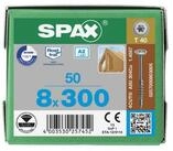 SPAX Schraube Spax WIROX Tellerkopf 8 x 240 T-STAR PLUS T30 TG 4 Cut 50 Stk