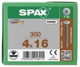 SPAX Schraube Spax R&uuml;ckwandschrauben 4 x 16 ohne Linse T-STAR PLUS T10 VG 300...