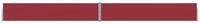 vidaXL Seitenmarkise Ausziehbare Seitenmarkise 140x1200 cm Rot