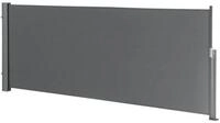pro.tec Seitenmarkise &raquo;Arrentela&laquo; Sichtschutz 300 x 120 cm Grau