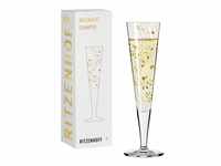 Ritzenhoff Champagnerglas Goldnacht Champagner 002, Kristallglas, Made in...