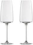 Zwiesel Glas Weinglas Sekt- und Schaumweinglas leicht & frisch 2er-Set Vivid Senses,