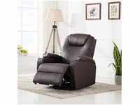 vidaXL Relaxation Rocking Chair Brown