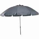 Siena Garden Sonnenschirm Tropico Mittelstockschirm anthrazit/grau &Oslash; 200cm