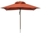 anndora-sonnenschirm Sonnenschirm 3x3 Meter Marktschirm quadratisch, LxB: