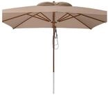 anndora-sonnenschirm Sonnenschirm 4x4 Meter quadratisch Winddach, LxB: 400,00x400,00