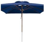 anndora-sonnenschirm Sonnenschirm 4x4 Meter quadratisch Winddach, LxB: 400,00x400,00