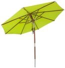 anndora-sonnenschirm Sonnenschirm 3m rund Knickbar Dreh-Kipp-Mechanismus, hellgr&uuml;n,