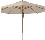 anndora-sonnenschirm Sonnenschirm 4m rund Gartenschirm Marktschirm, wasserabweisende