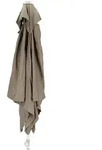 jankurtz Sonnenschirm Elba Eckig, Taupe, 150 cm, LxB: 150x200 cm, mit...