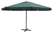 vidaXL Sonnenschirm Sonnenschirm Gr&uuml;n Aluminium 500 cm