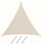 AMANKA Sonnensegel mit UV Schutz - 2 x 2 x 2 m Wasserdicht - Sonnenschutz...