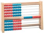 Wissner&reg; aktiv lernen Lernspielzeug Rechenrahmen 100er Zahlenraum. rot / blau,