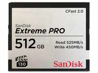 Sandisk CFast Extreme Pro 2.0 Speicherkarte (512 GB, 525 MB/s...