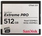 Sandisk CFast Extreme Pro 2.0 Speicherkarte (512 GB, 525 MB/s...