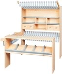 Pinolino&reg; Kaufladen Marktstand Lucy, grau