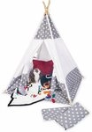 Pinolino&reg; Spielzelt Tipi Kinderzelt &bdquo;Jakara&ldquo;, gem&uuml;tliches Spiel- & Lesezelt