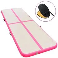 vidaXL Gymnastikmatte Aufblasbare Gymnastikmatte mit Pumpe 300&times;100&times;10 cm PVC...