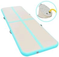vidaXL Gymnastikmatte Aufblasbare Gymnastikmatte mit Pumpe 600x100x10 cm PVC...