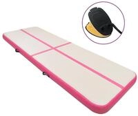 vidaXL Gymnastikmatte Aufblasbare Gymnastikmatte mit Pumpe 700x100x15 cm PVC...