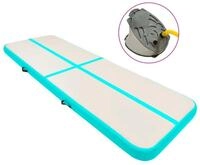 vidaXL Gymnastikmatte Aufblasbare Gymnastikmatte mit Pumpe 300x100x20 cm PVC...