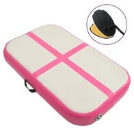 vidaXL Gymnastikmatte Aufblasbare Gymnastikmatte mit Pumpe 60x100x15 cm PVC Rosa