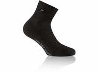 Rohner Socks Socken fibre light quarter schwarz