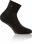 Rohner Socks Socken fibre light quarter schwarz
