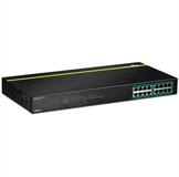 Trendnet TPE-TG160g 16-Port PoE+ Switch GREENnet Gigabit 246W Netzwerk-Switch