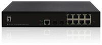 Levelone GEL-1061 - Switch - managed - 8 x 10/100/1000 + 2 x SFP Netzwerk-Switch