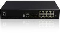Levelone GEP-1061 - Switch - managed - 8 x 10/100/1000 (PoE) Netzwerk-Switch