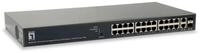 Levelone GEP-2651 - Switch - Smart - 24 x 10/100/1000 (PoE) Netzwerk-Switch
