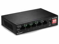 Edimax EDIMAX PoE Netzwerk-Switch ES-5104PH V2, Fast Netzwerk-Switch