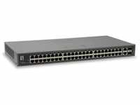 Levelone LEVELONE 50-Port Ethernet Switch, 2x SFP/RJ45 Combo Gigabit...