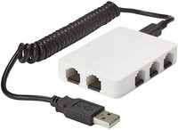 Renkforce 5 Port Ethernet Switch superslim mit USB-Stromversorgung RF-4288692