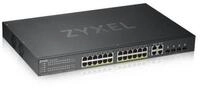 Zyxel GS1920-24HP V2 28-Port Gigabit Ethernet - Netzwerk Switch - schwarz