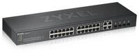 Zyxel 28 Port Smart Managed Gigabit Switch 24x RJ45, 4x Combo GS1920-24v2