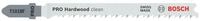 BOSCH Stichs&auml;geblatt Pro Hardwood (25 St&uuml;ck), Hardwood clean T101BF, 100 mm -