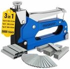 monzana Handtacker Monzana, 3in1 Tacker 1500 tlg Klammern & N&auml;gel stufenlos
