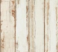 living walls Vliestapete Il Decoro, leicht strukturiert, Holz, gestreift,