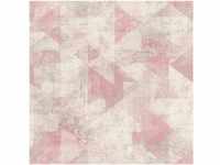 Rasch Hyde Park Geometrisch rosa 10,05 x 0,53 m (411508)